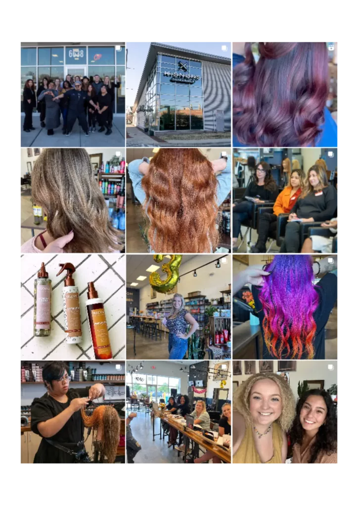 Kisner's Hair Company Social Media