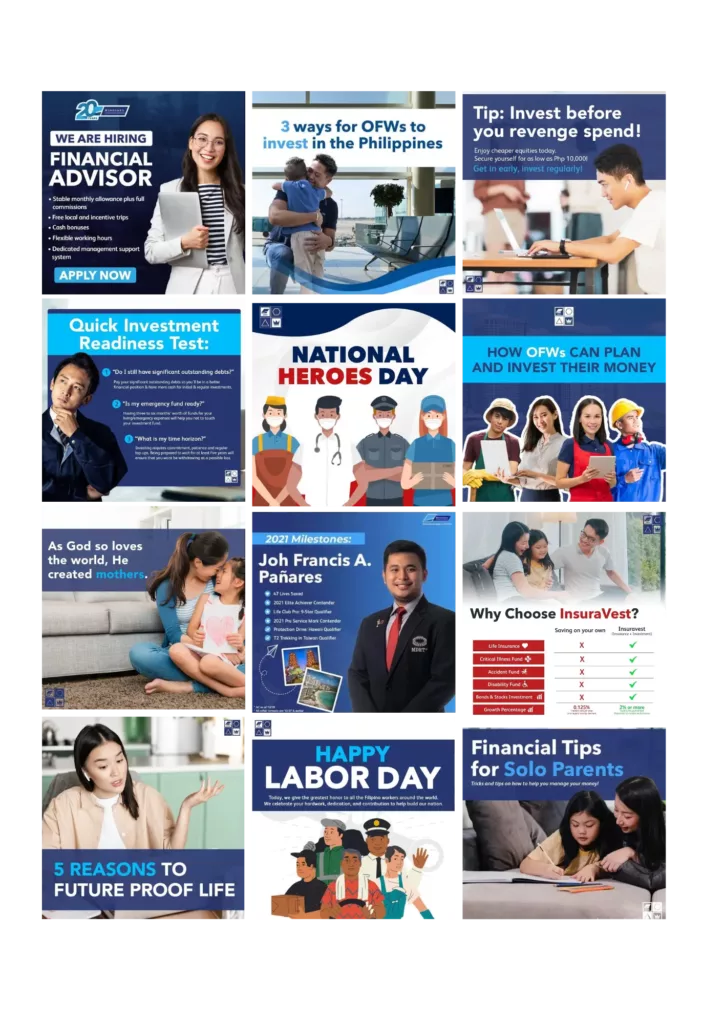 Social Media Management Sample - Insurance Company